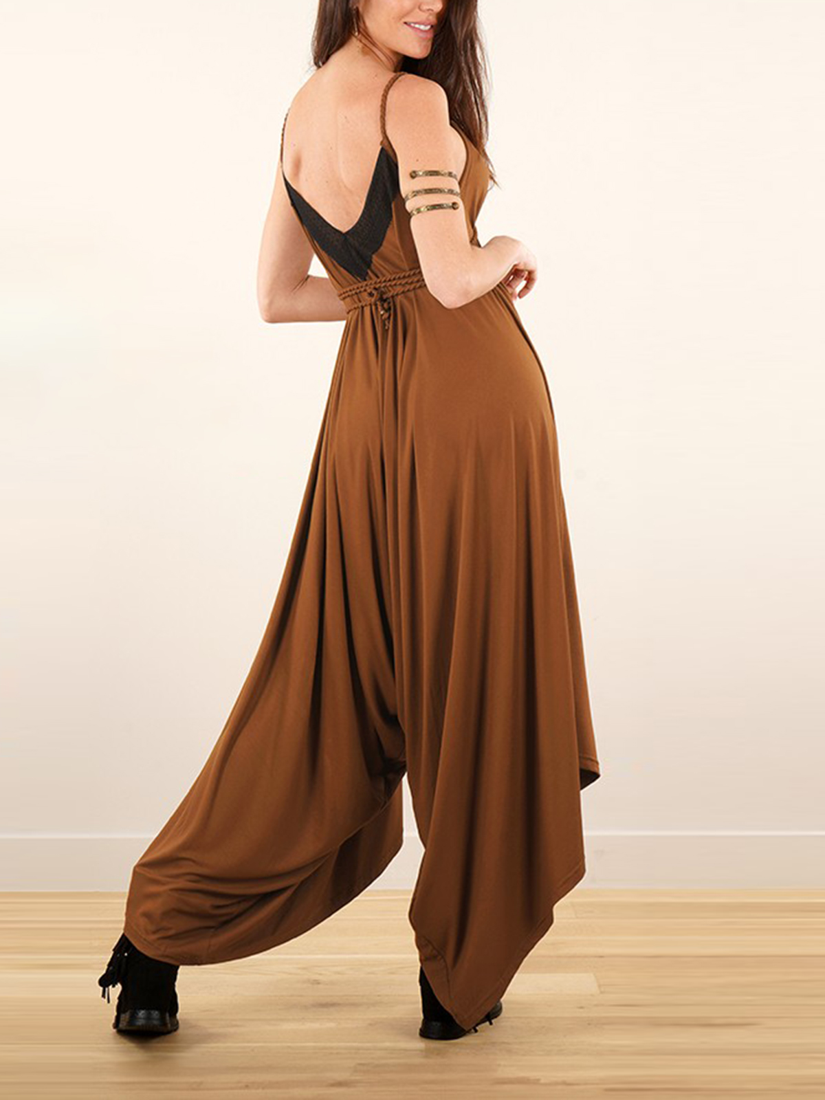 Loose And Reversible Strappy Jumpsuit