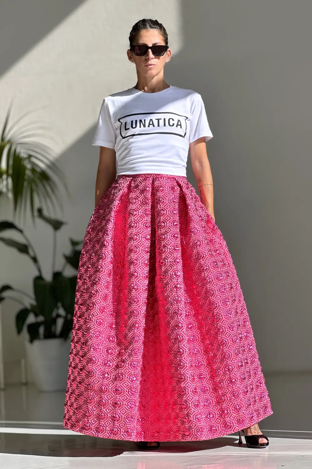 Skirt Fucsia Long