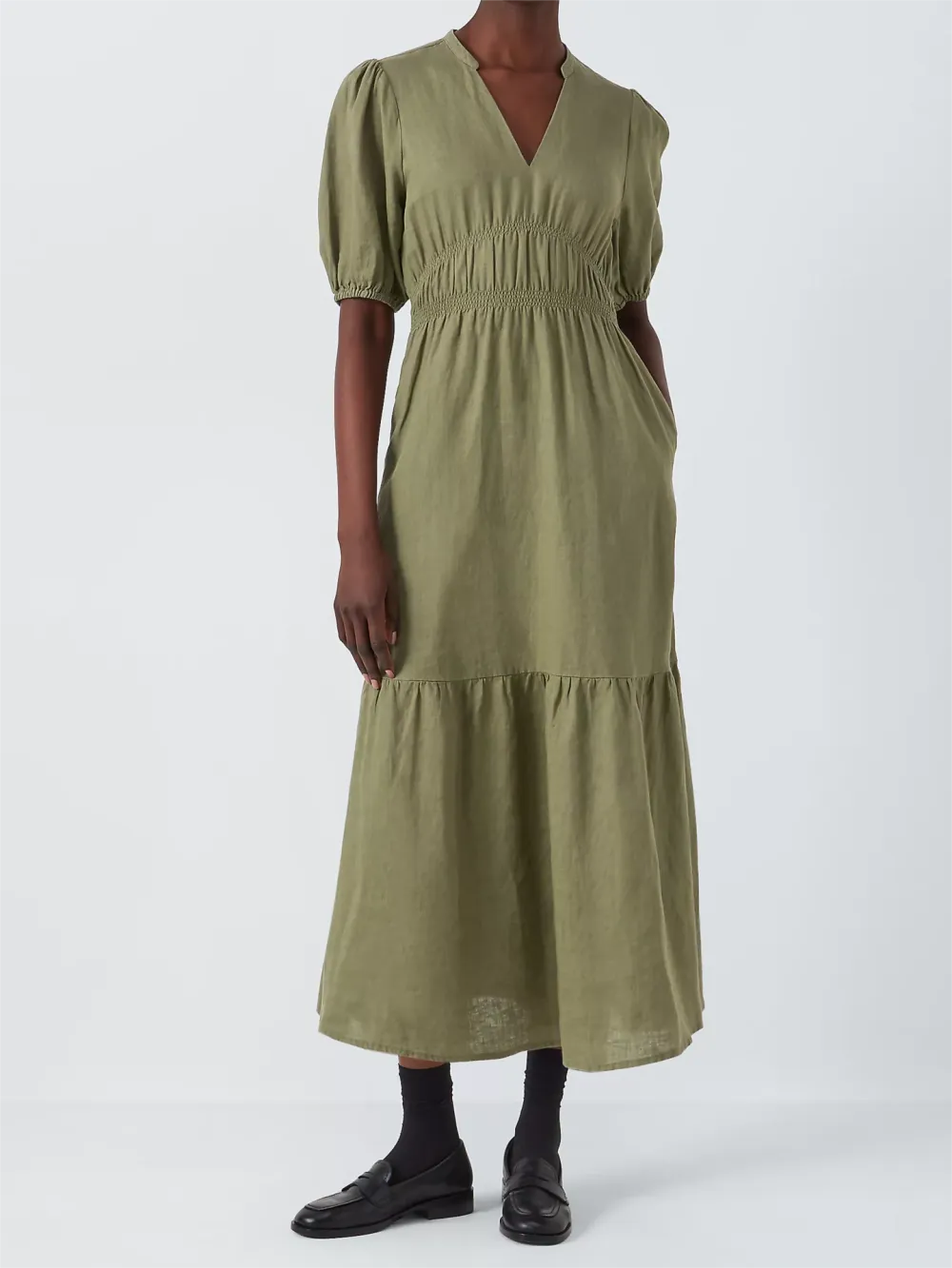 Linen Sheered Dress