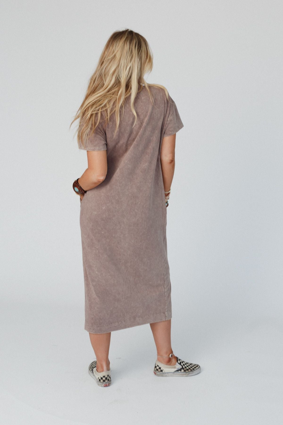 Long Weekend Maxi Tee Dress - Ash Mocha