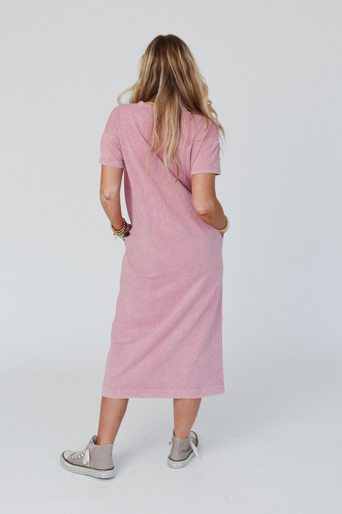 Long Weekend Maxi Tee Dress - Mauve