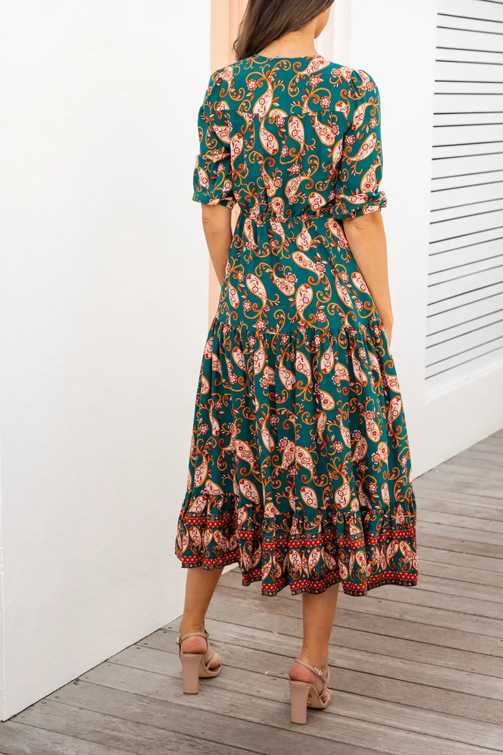 The Zadie Dress - Regal Green