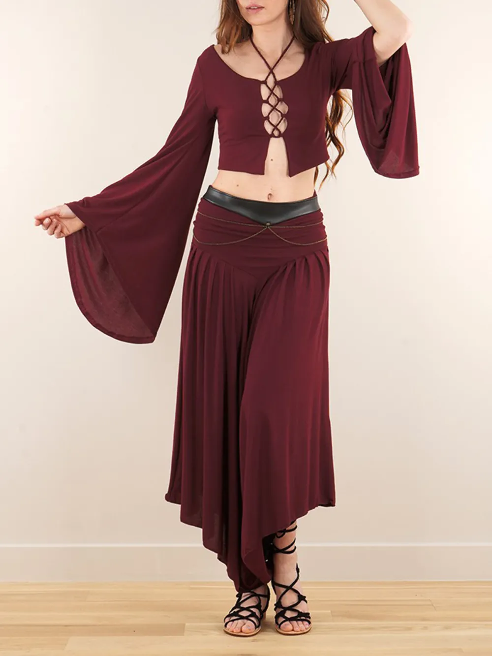 Skirted Harem Pant 2in1 Dress