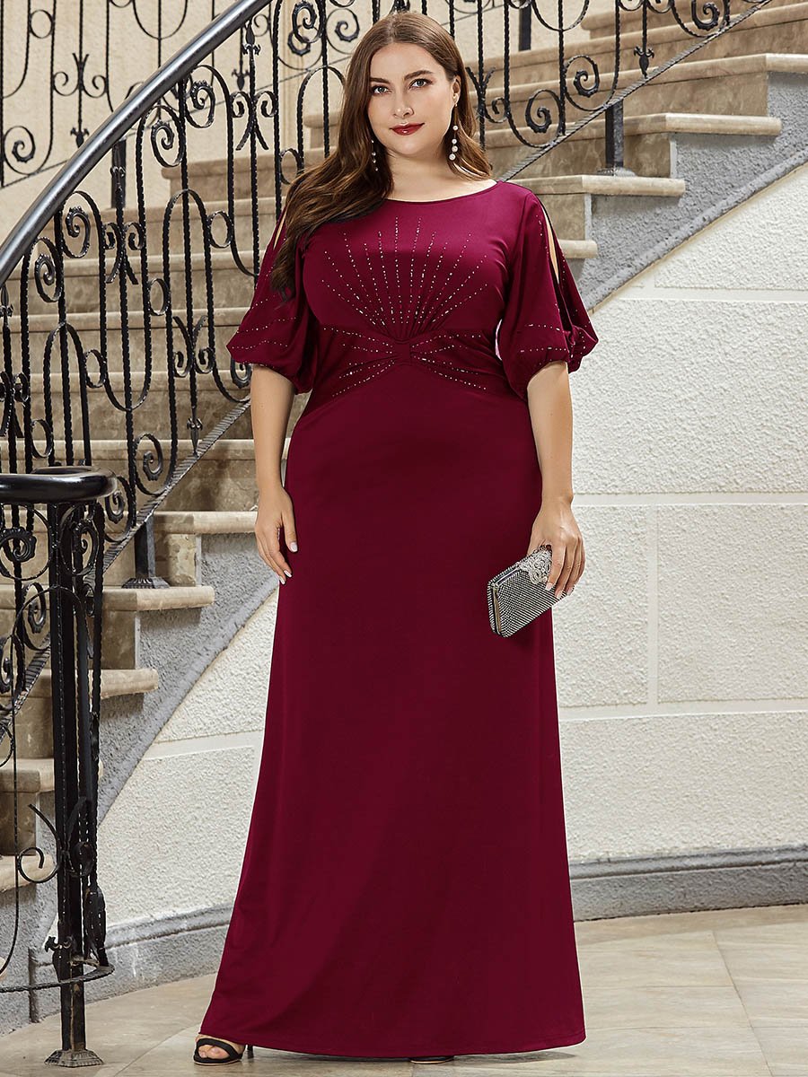 Simple Maxi Plus Size Wholesale Mermaid Party Dresses for Women