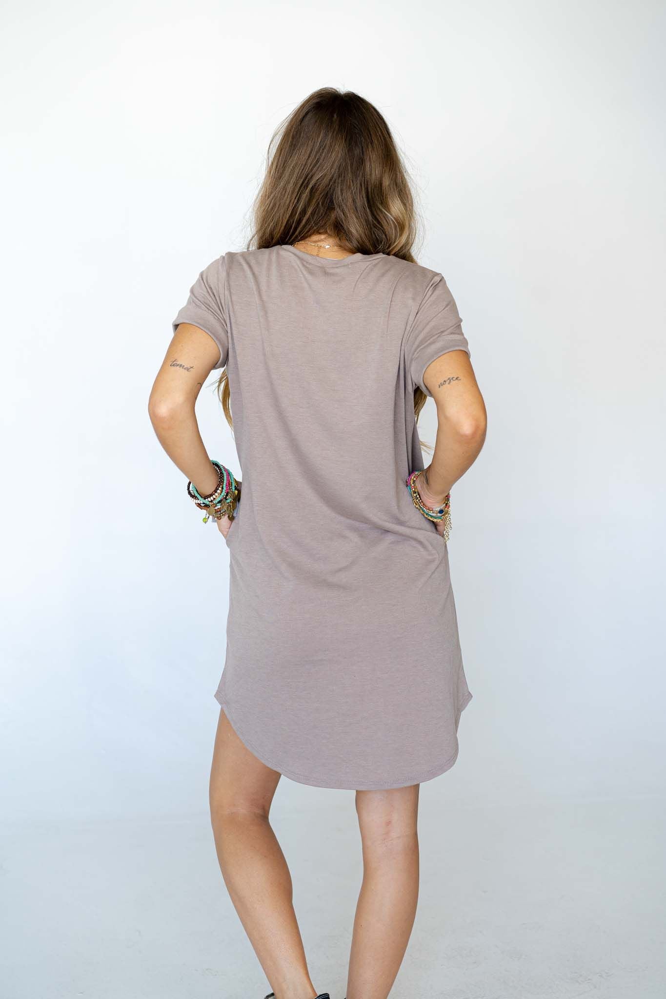 On The Daily Tee Dress - Coco