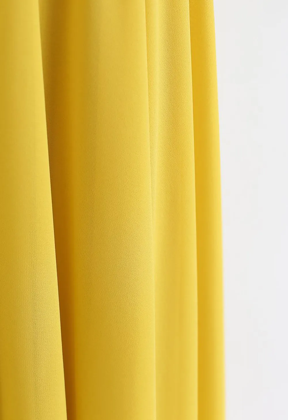 TIMELESS FAVORITE CHIFFON MAXI SKIRT IN MUSTARD