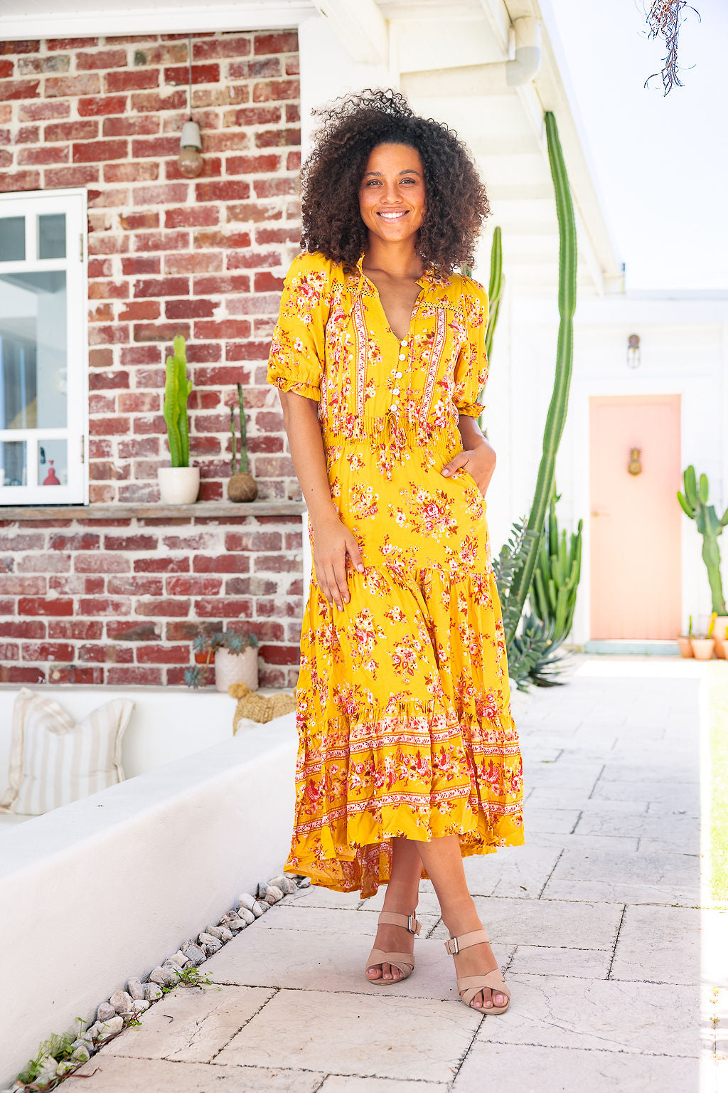 The Corinna Dress - Marigold