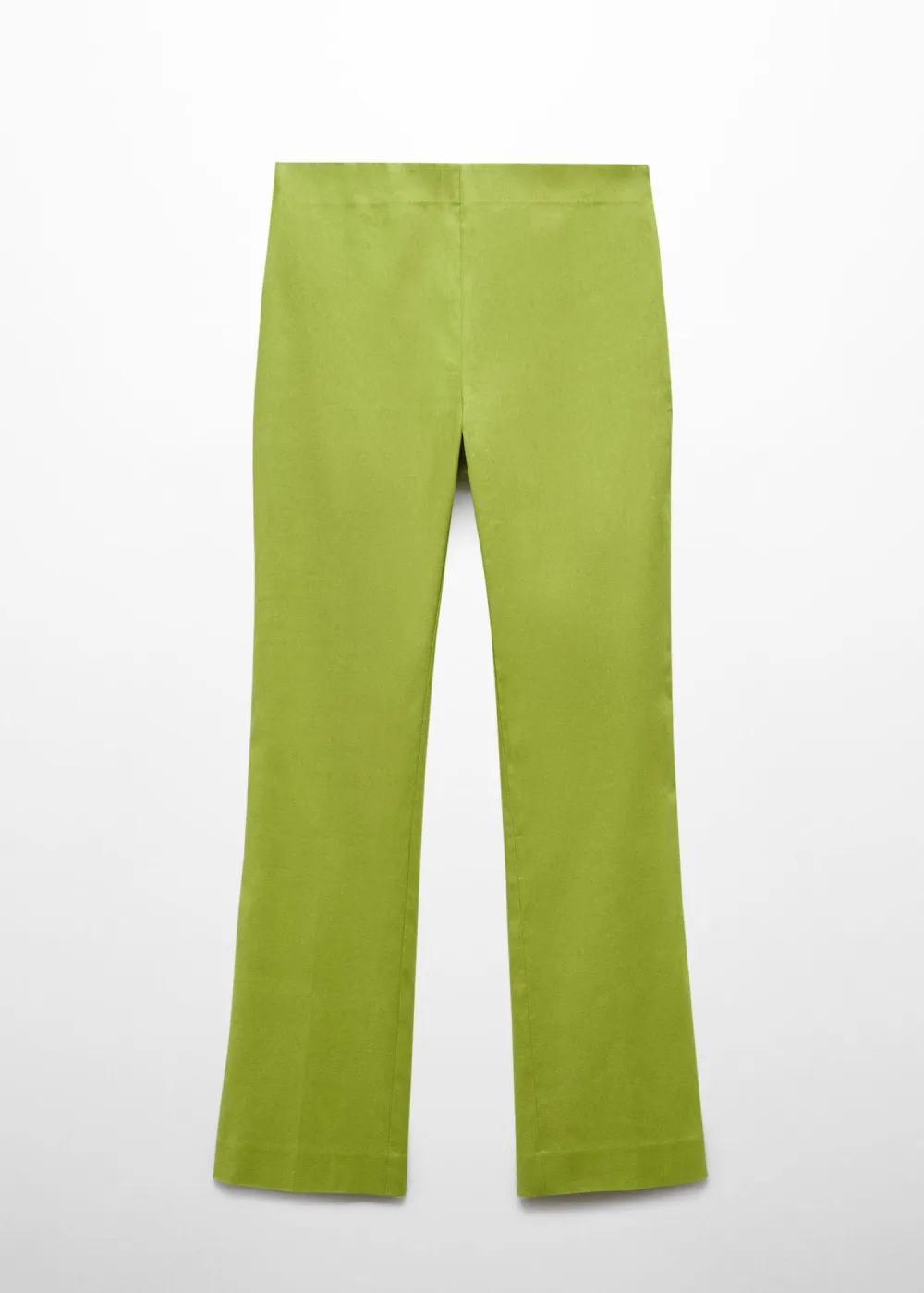 Linen flare trousers