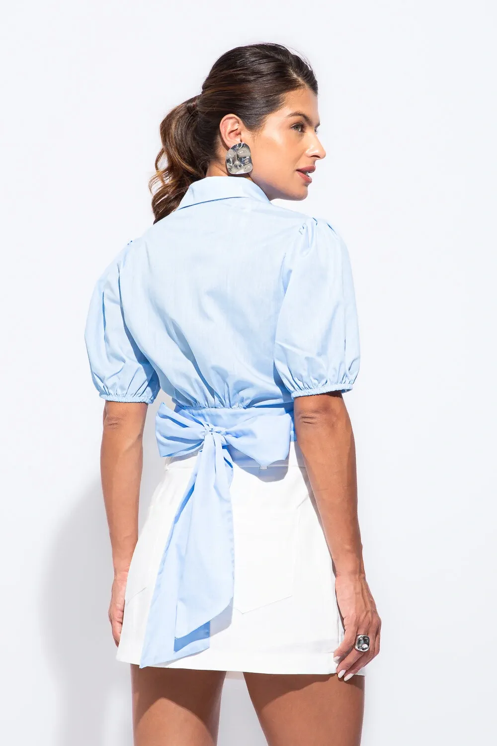 Pearl Cropped Shirt