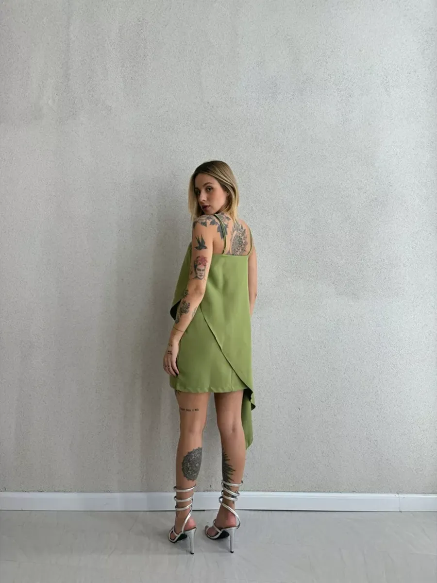 EmiLia Dress With Beige Straps