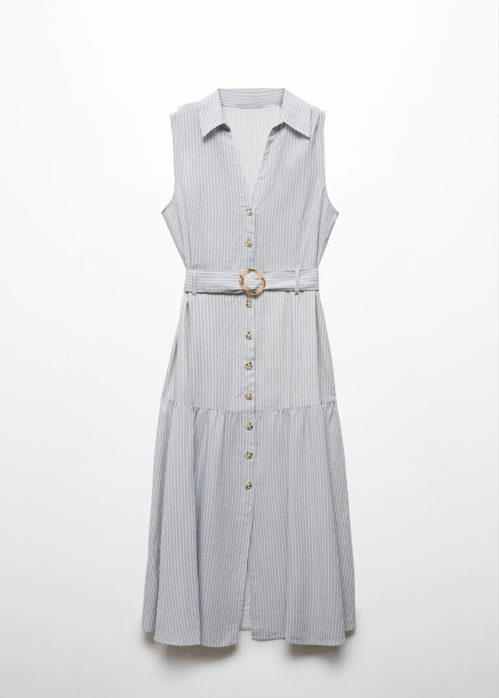 Belt shirt dress