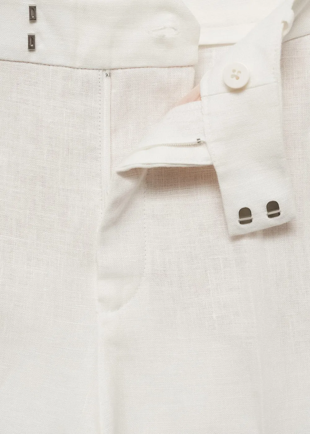 Linen suit pants