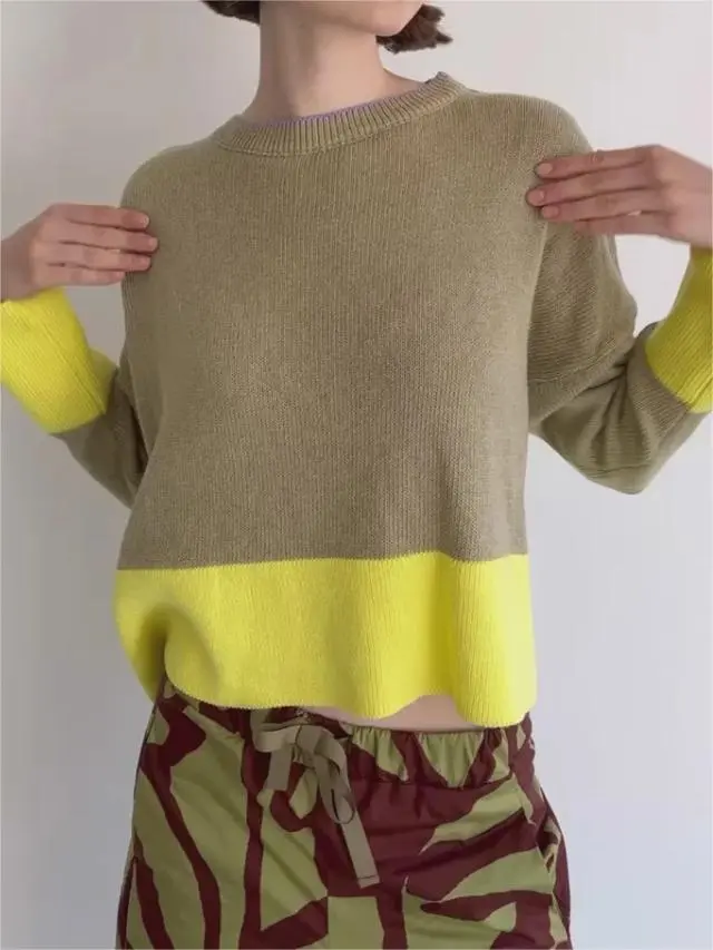 KHAKI CARAVAN SWEATER