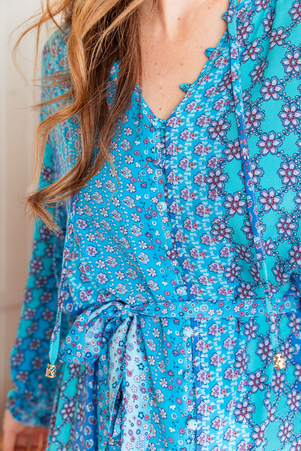 The Bonnie Dress - Bohemian Blue