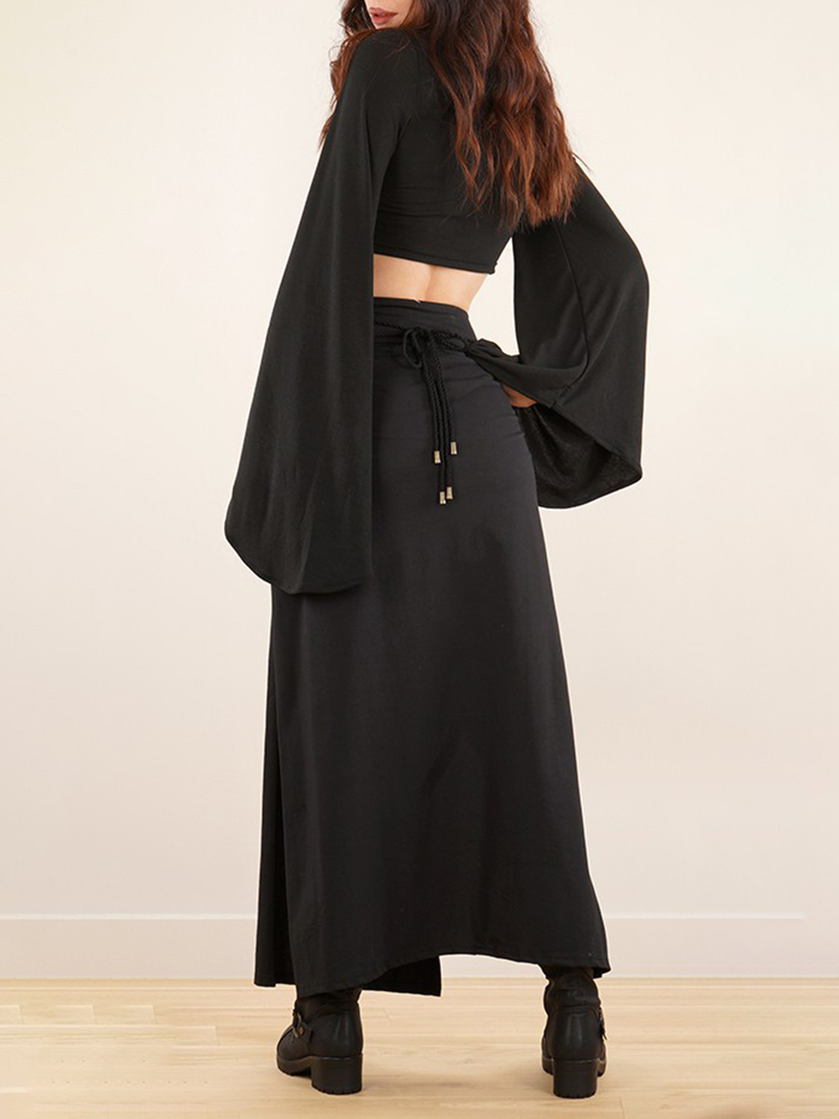 Split Long Skirt