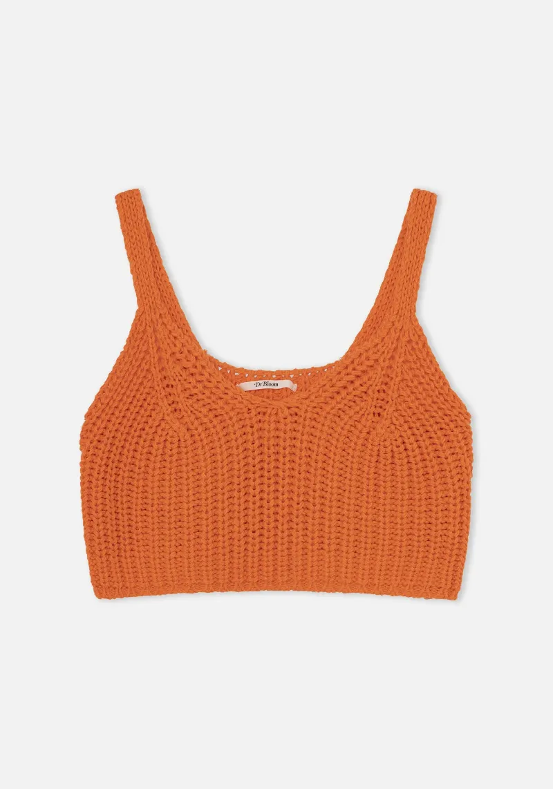 ORANGE MARIQUITA TOP