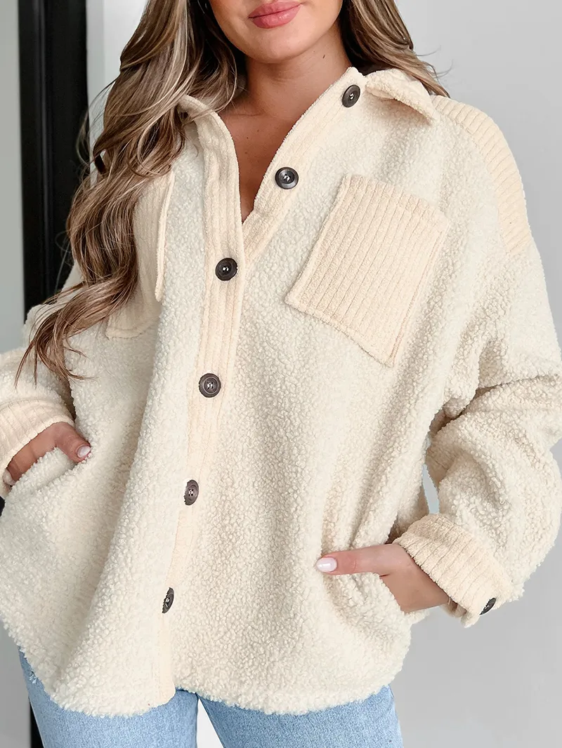 Women's Casual Elegant Plush Jacket Coat