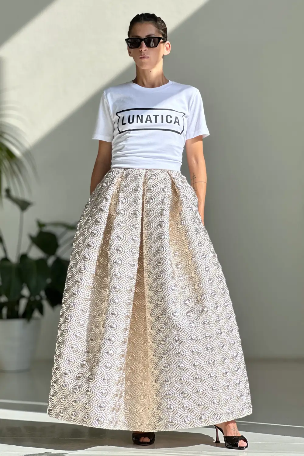 Skirt Platinum Long