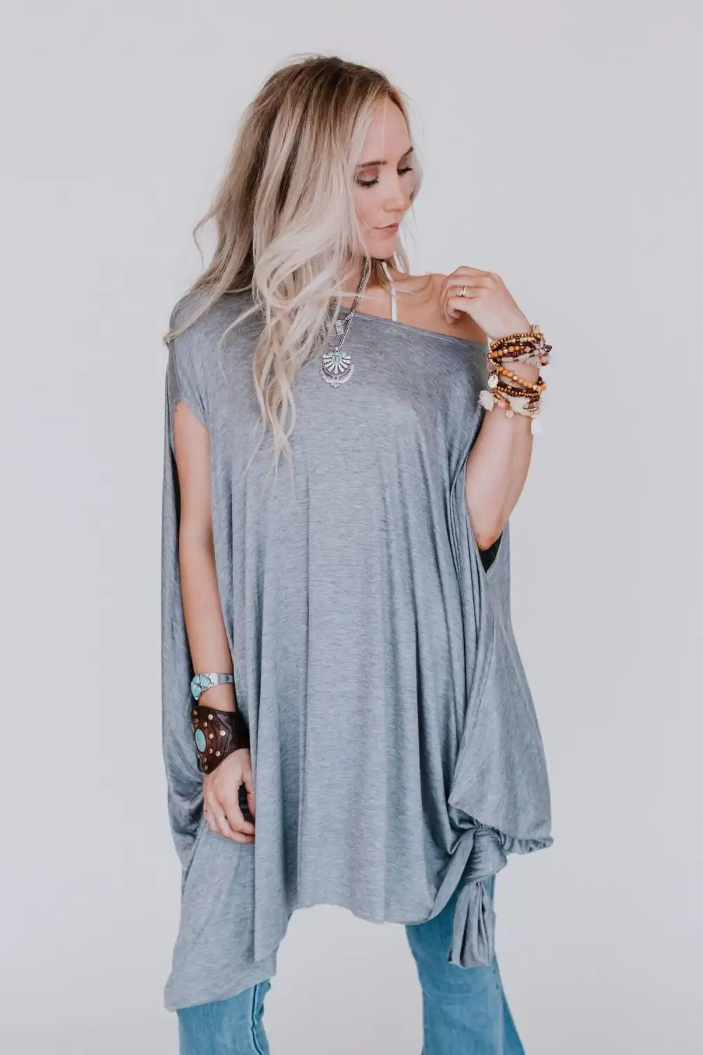 The Wren Tunic - Heather Gray