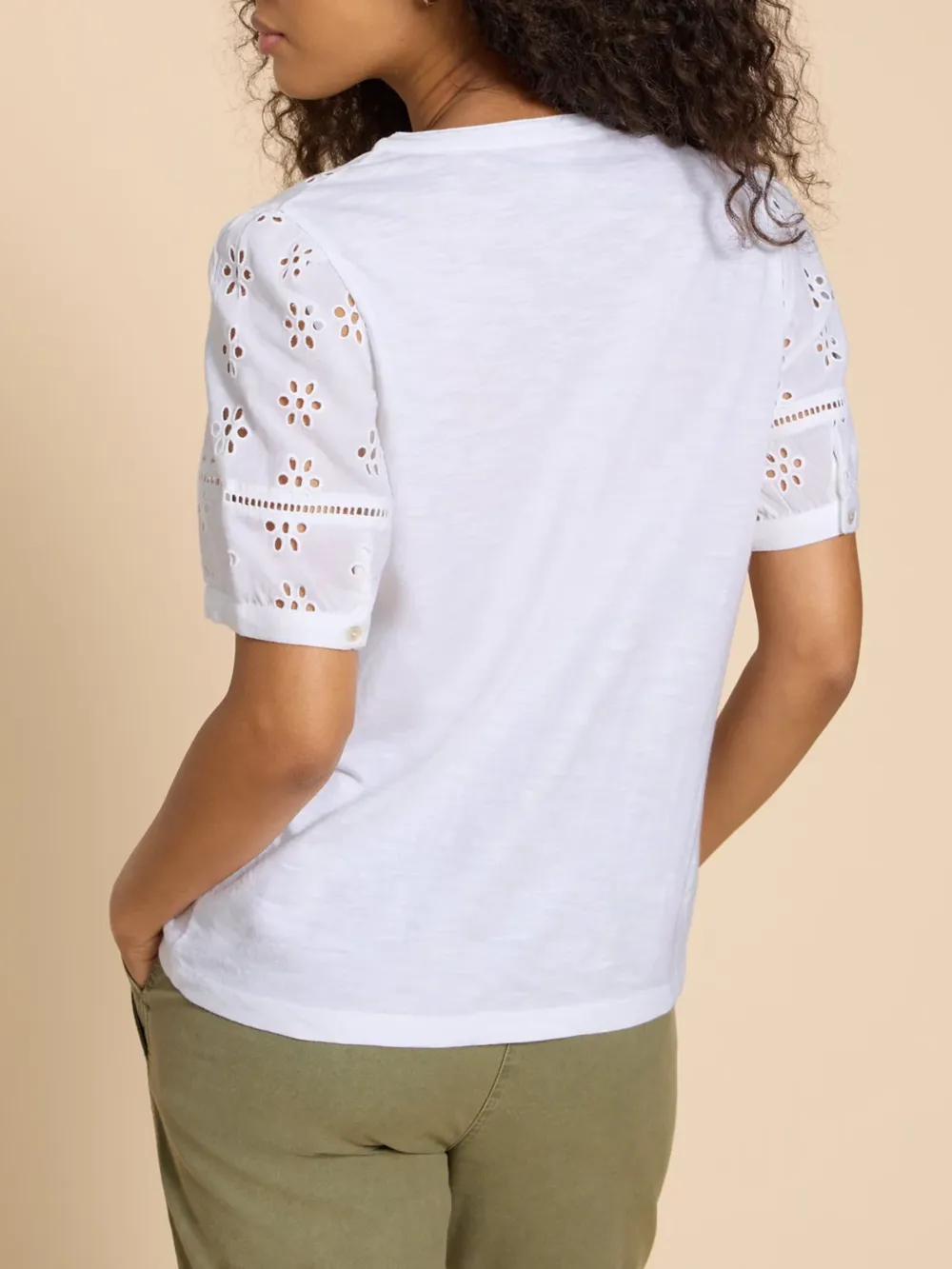 Broderie Anglaise Cotton Top