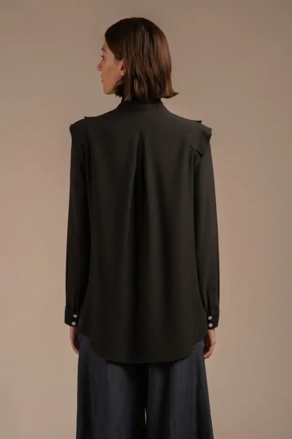 MAZAHUA GRAPHITE BLOUSE