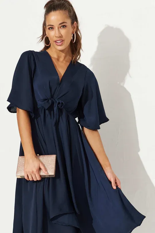 Helsinki Dress in Navy