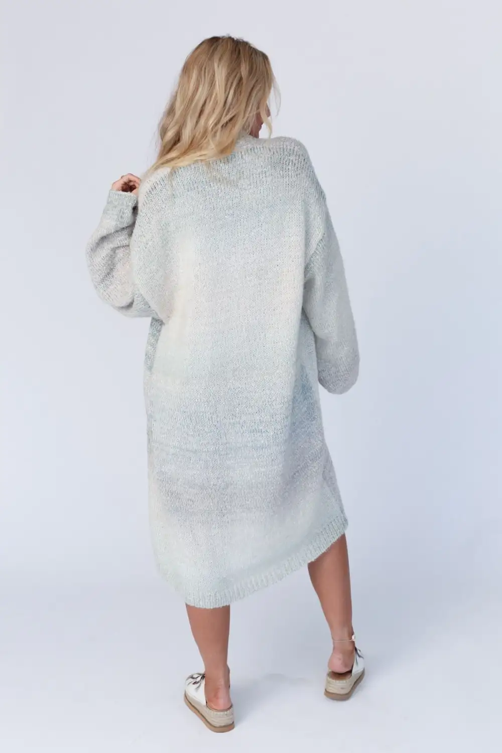 Cuddle Up Cozy Long Cardigan - Sage