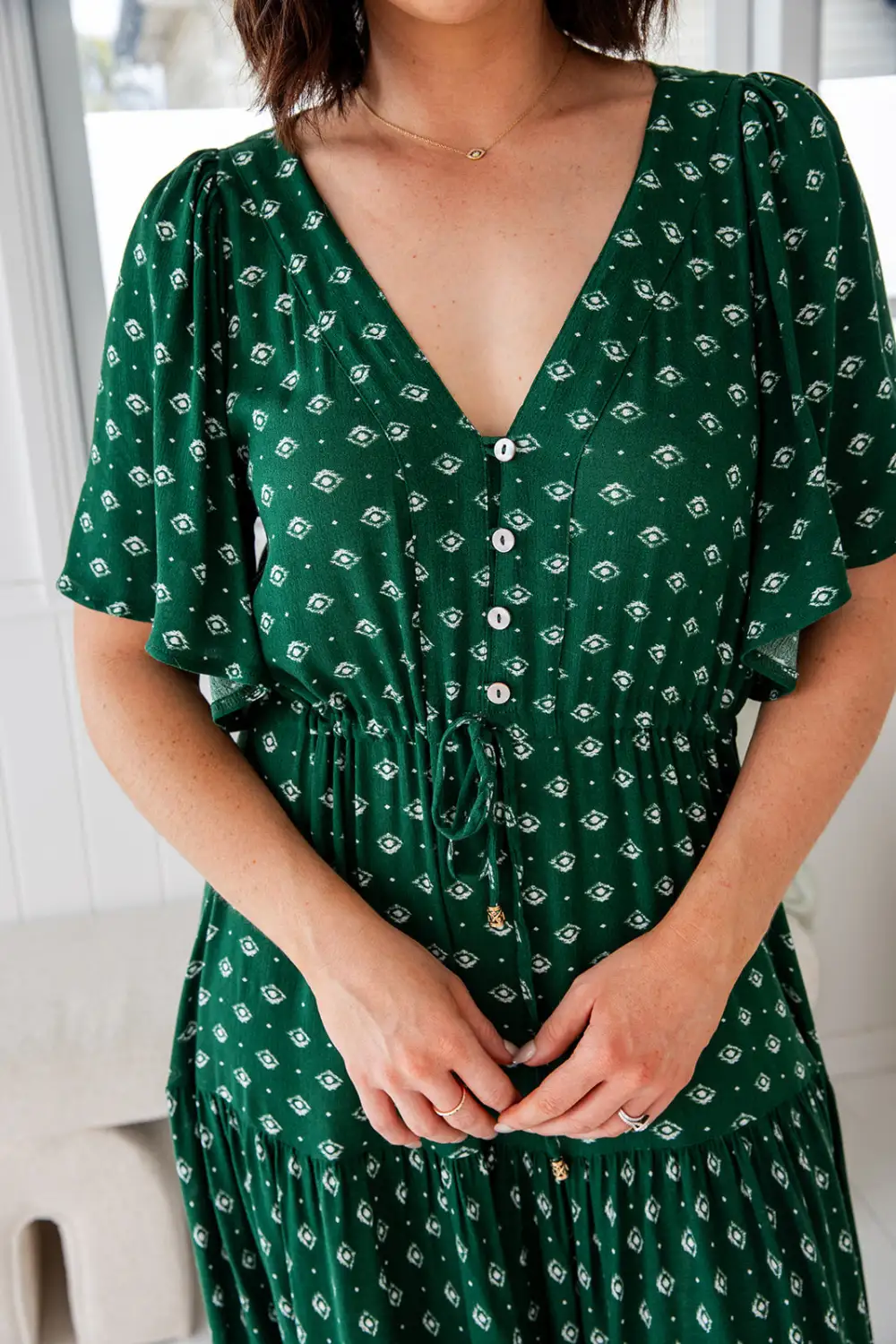 The Scarlett Dress - Highland Green