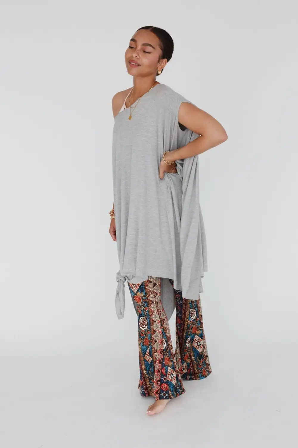 The Wren Tunic - Heather Gray