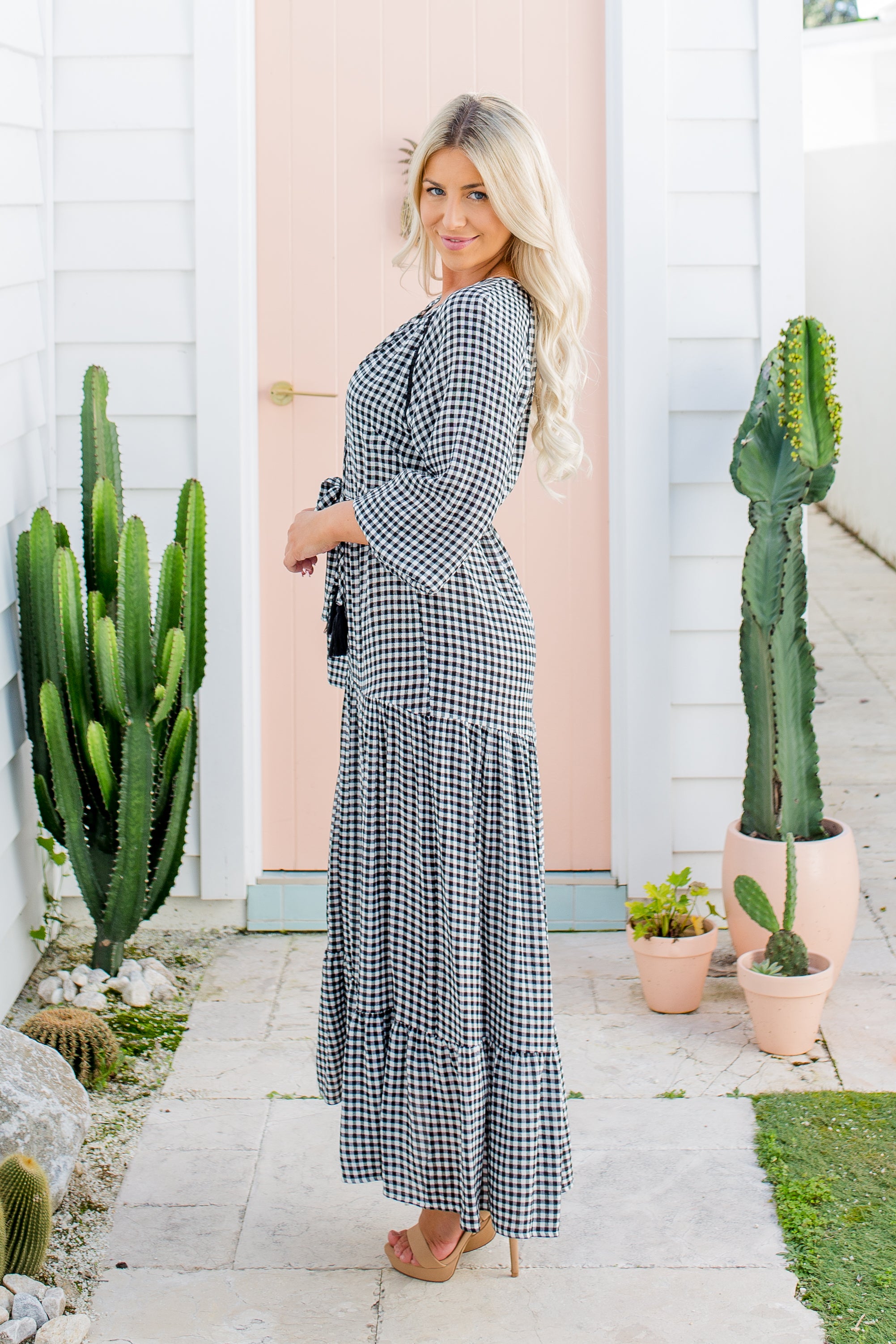 The Talulla Dress - Black Gingham