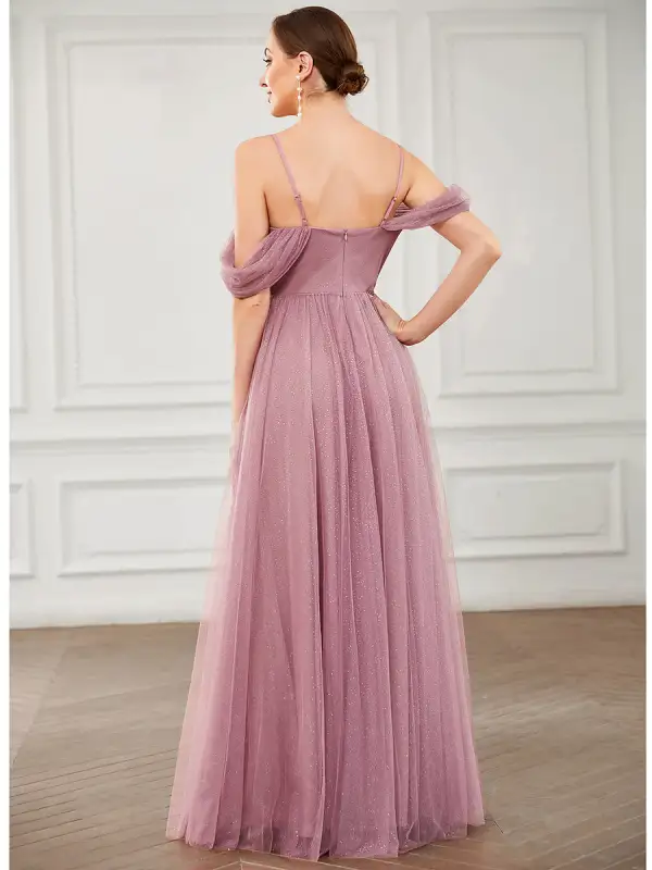 Sweetheart Neckline Spaghetti Strap Wholesale Bridesmaid Dresses