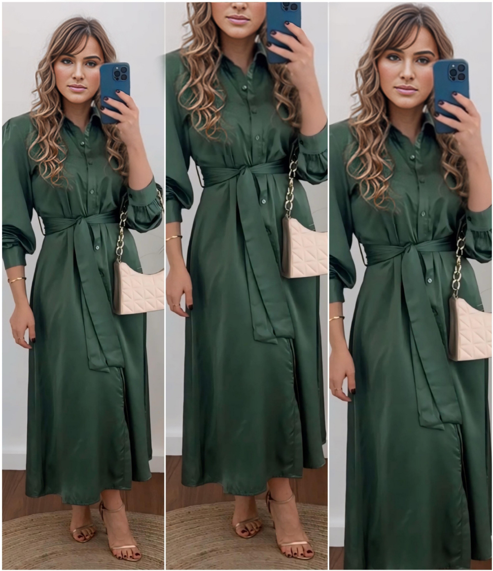 BARBARA GREEN DRESS