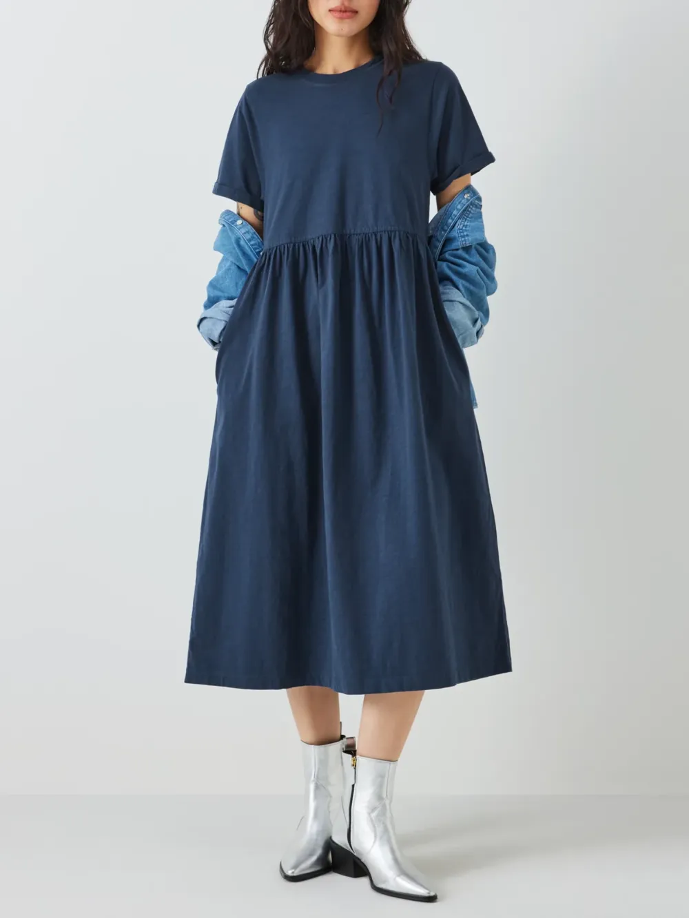 Anna Jersey Smock Dress