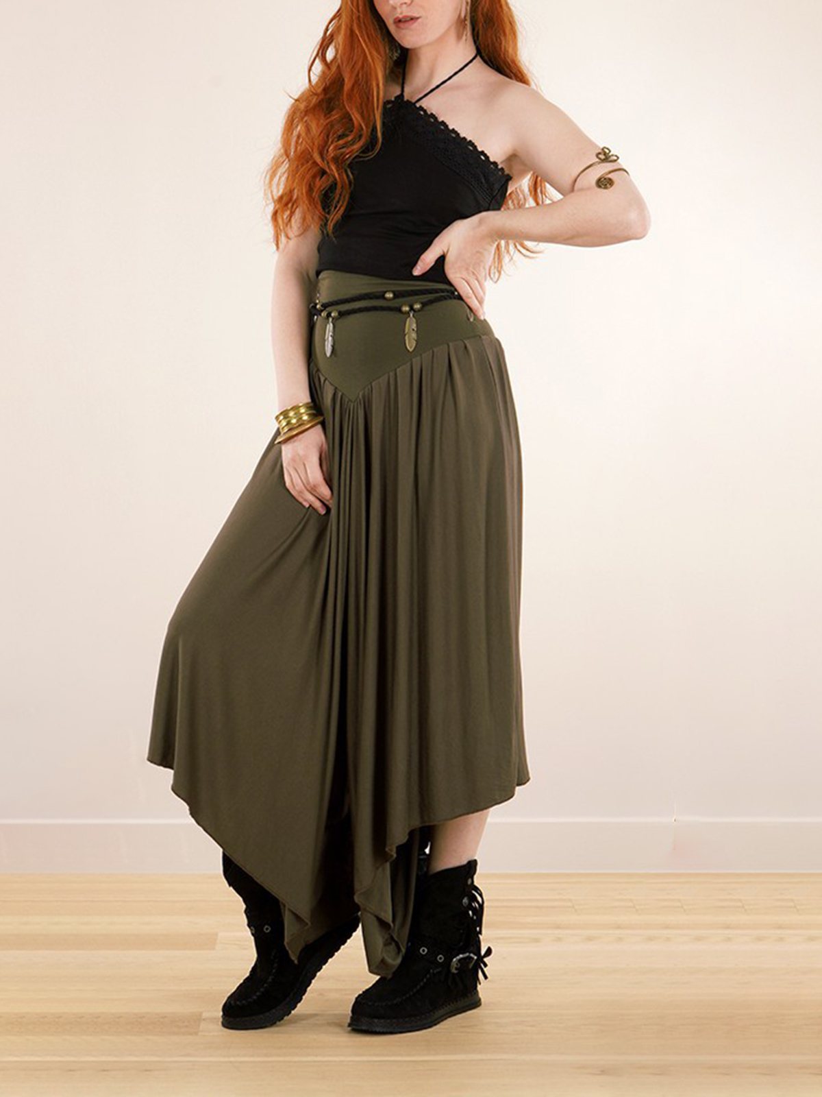 Skirted Harem Pant 2in1 Dress