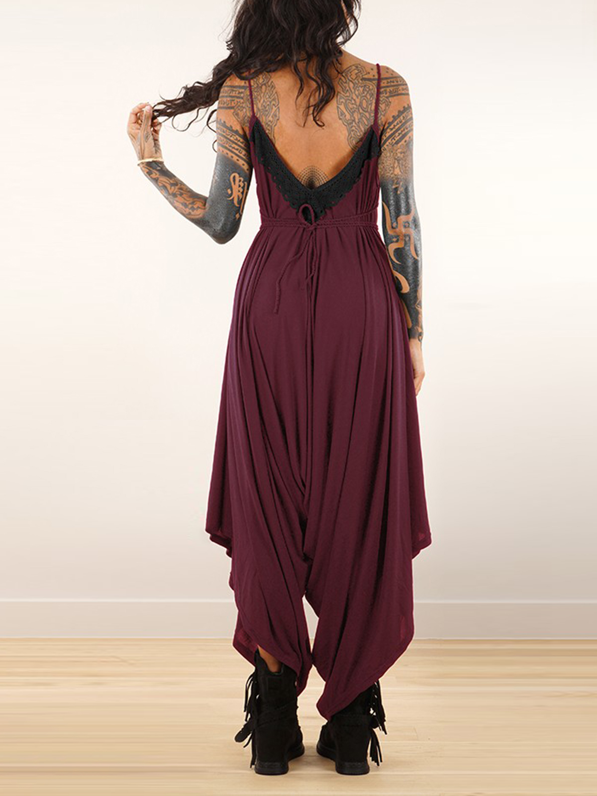 Loose And Reversible Strappy Jumpsuit