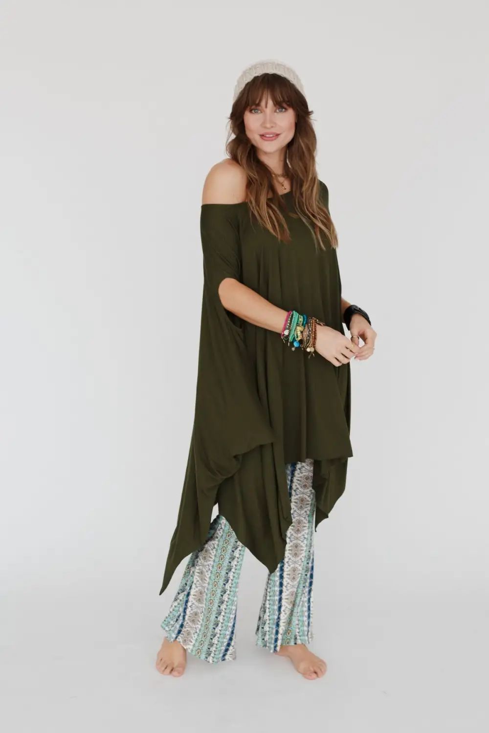 The Wren Tunic - Olive