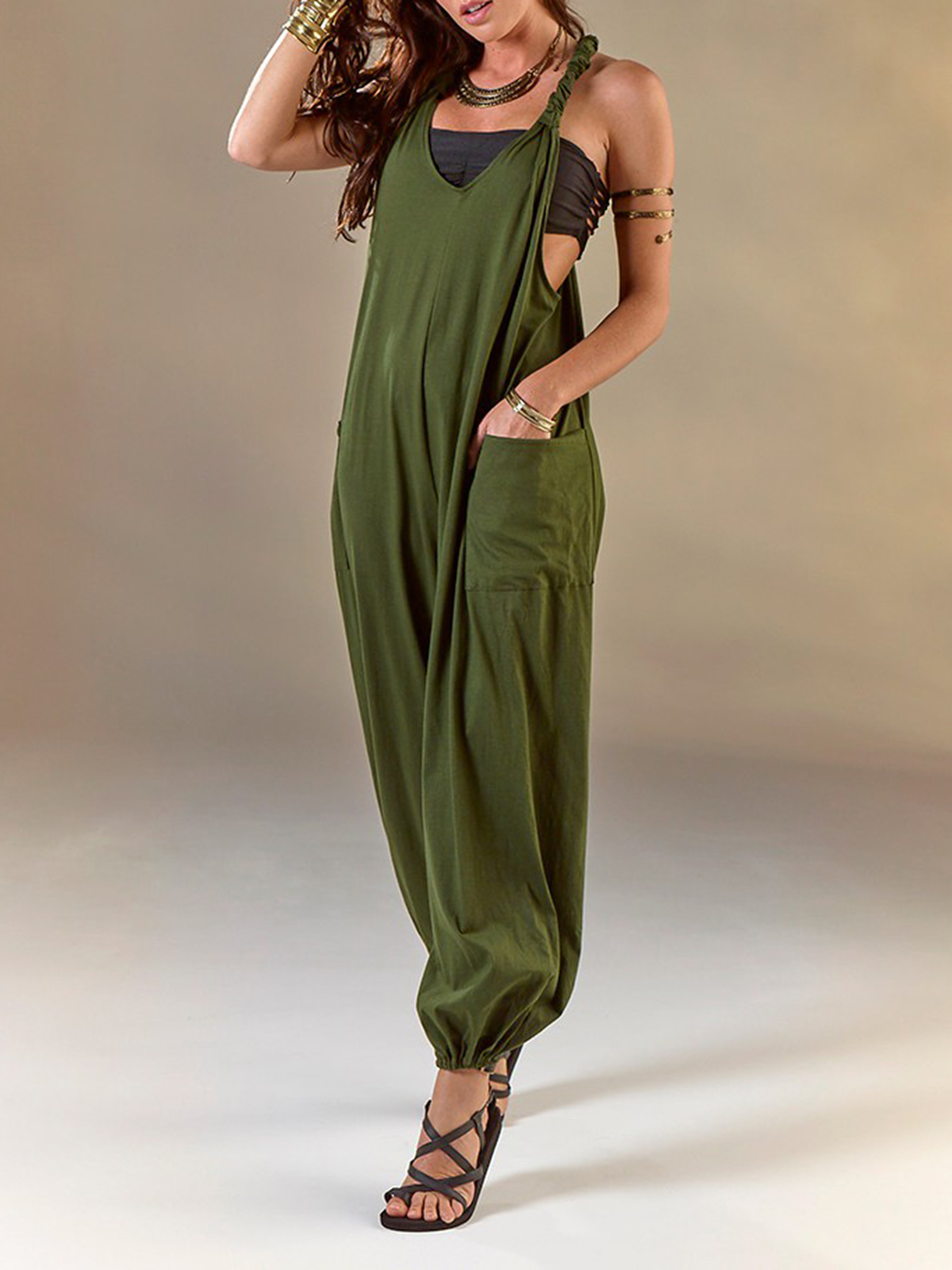 Harem Pant Overalls