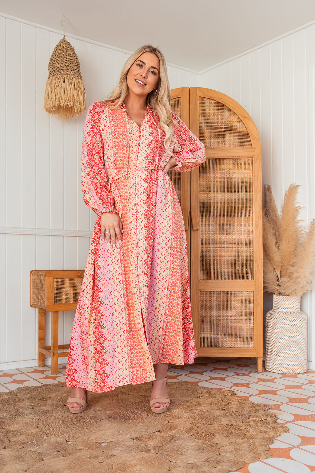 The Bonnie Dress - Pink Lemonade