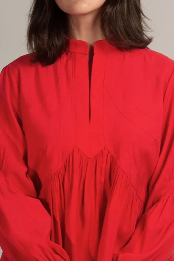 RED MONTERIA BLOUSE