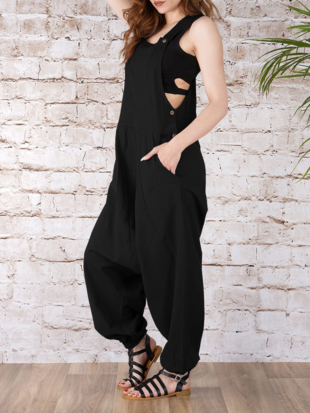 Harem Pant Overalls