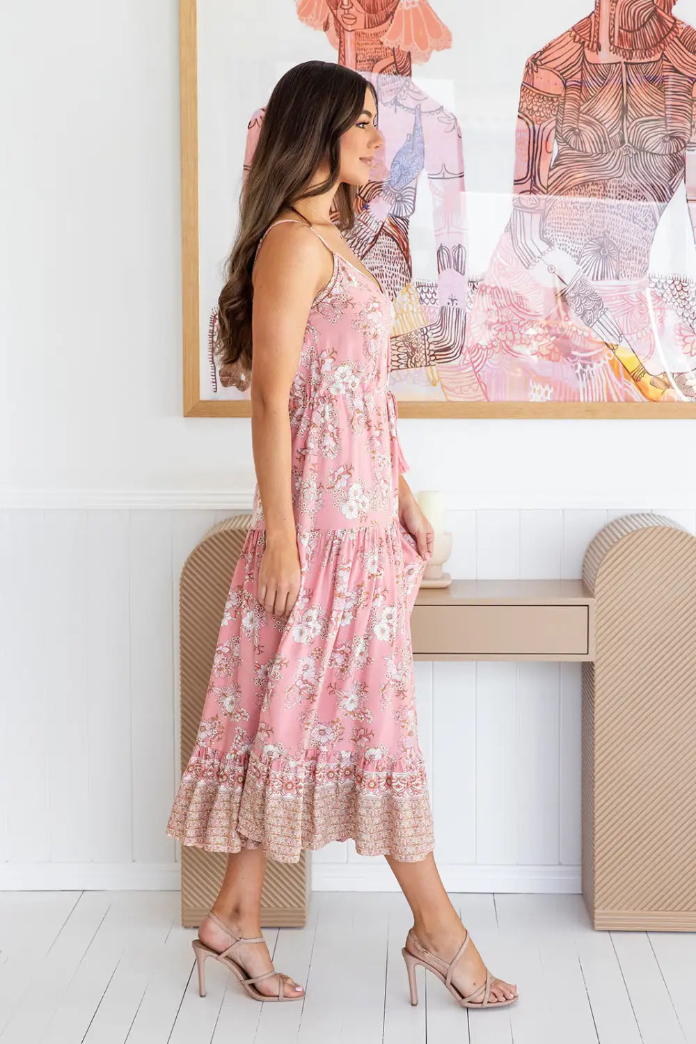 The Kristy Dress - Sweet Pink