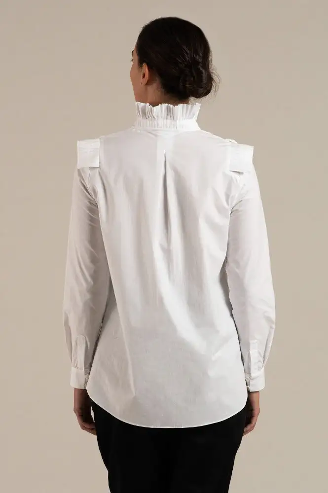 WHITE MAZAHUA BLOUSE