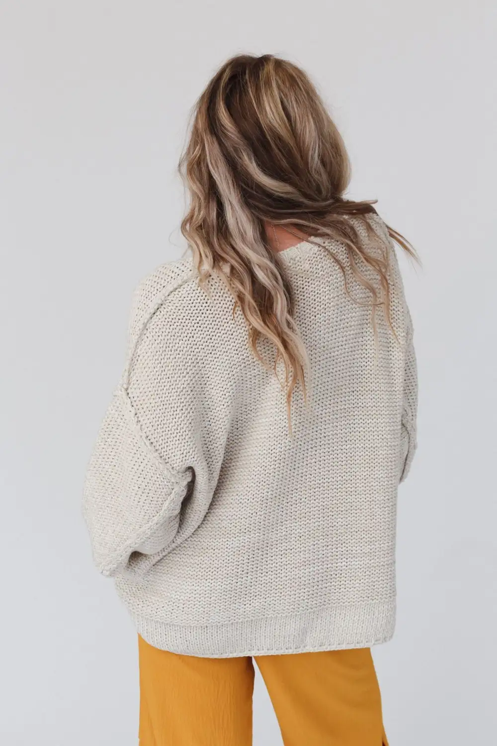 Crisp Air Sweater - Oatmeal