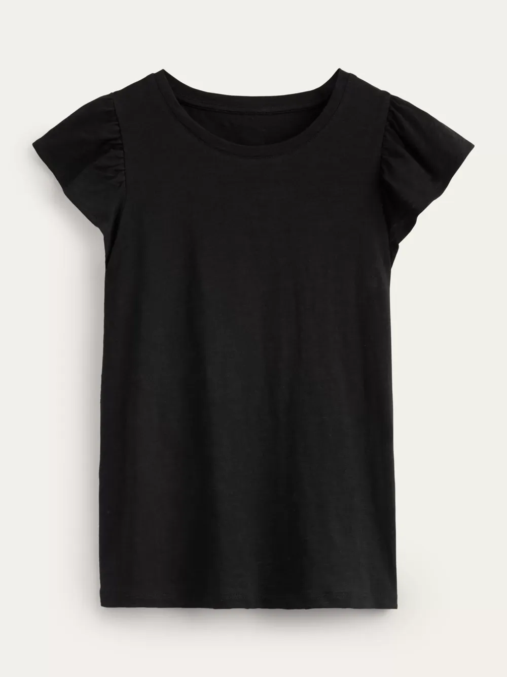 Cotton Flutter Sleeve T-Shirt