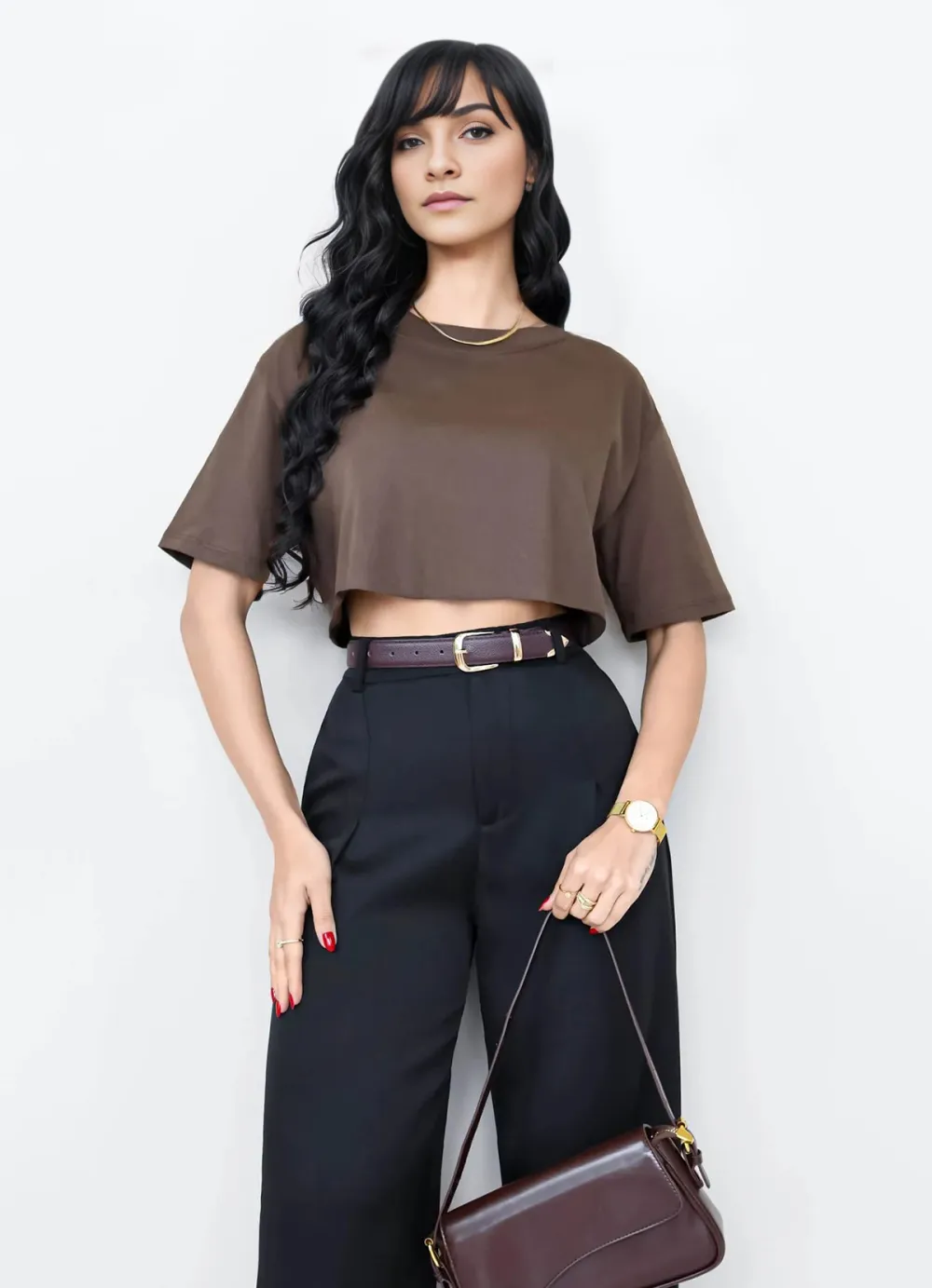 BASIC OVERSIZED CROP TOP