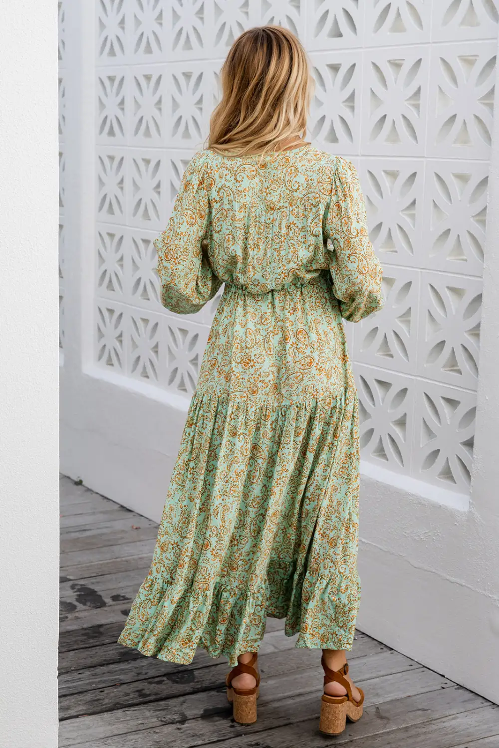 The Evie Dress - Rustic Mint