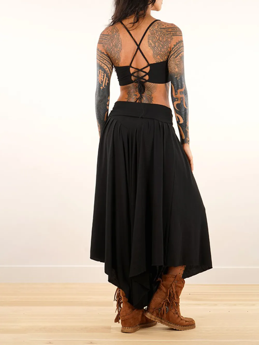 Skirted Harem Pant 2in1 Dress