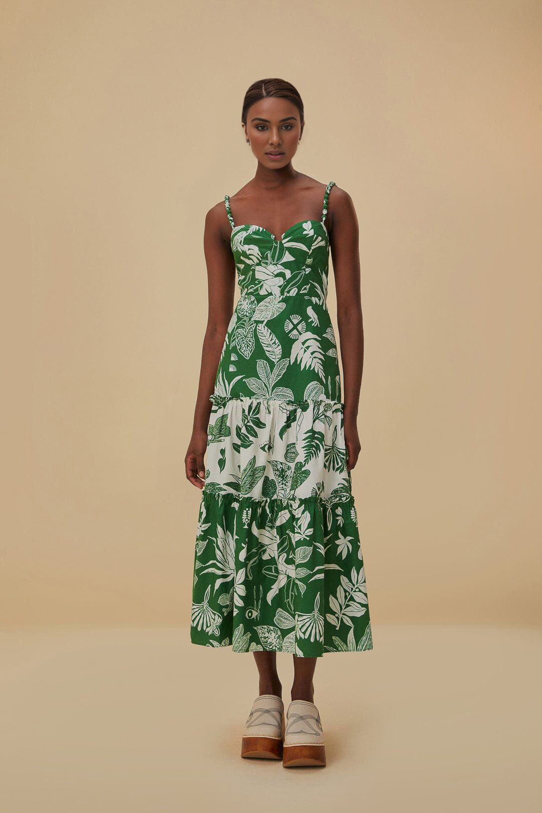 Forest Soul Mix Midi Dress