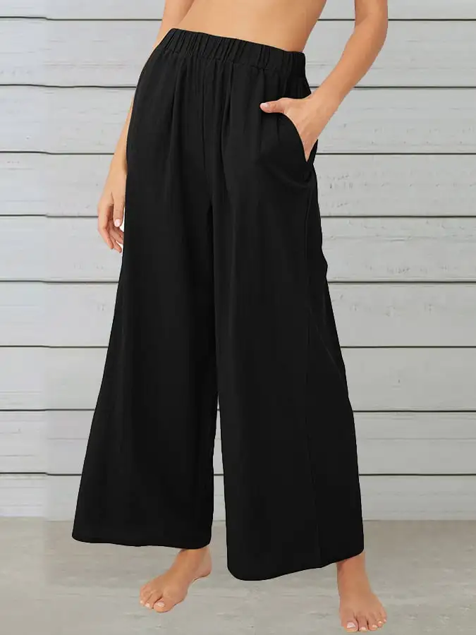 Women's Cotton Linen Loose Casual Pants