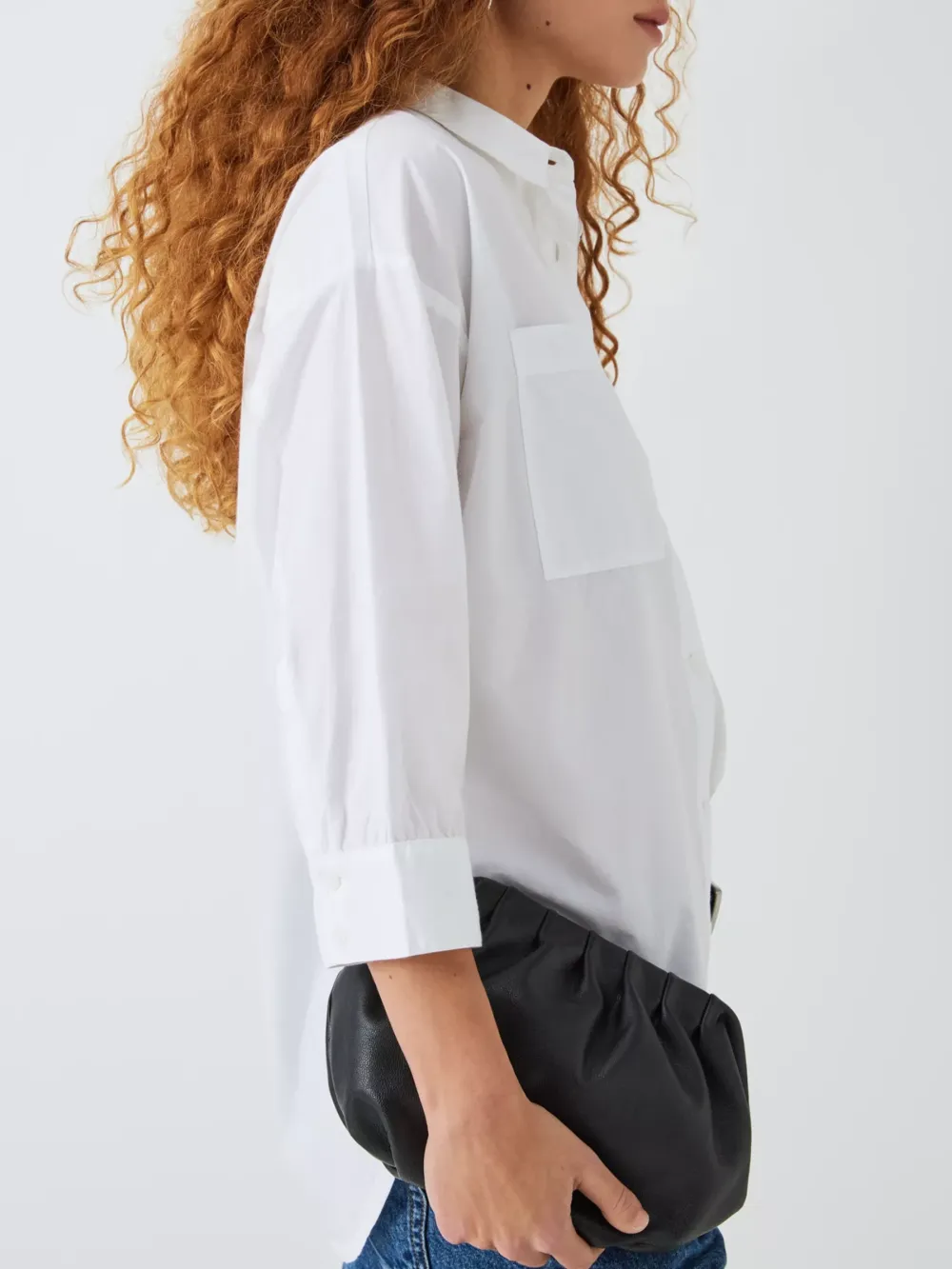 Curved Hem Shirt